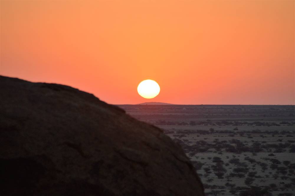 Namibia mit Kindern Spitzkoppe