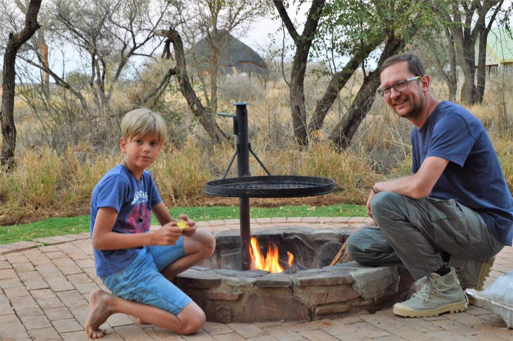 Namibia mit Kindern Elephant Lodge